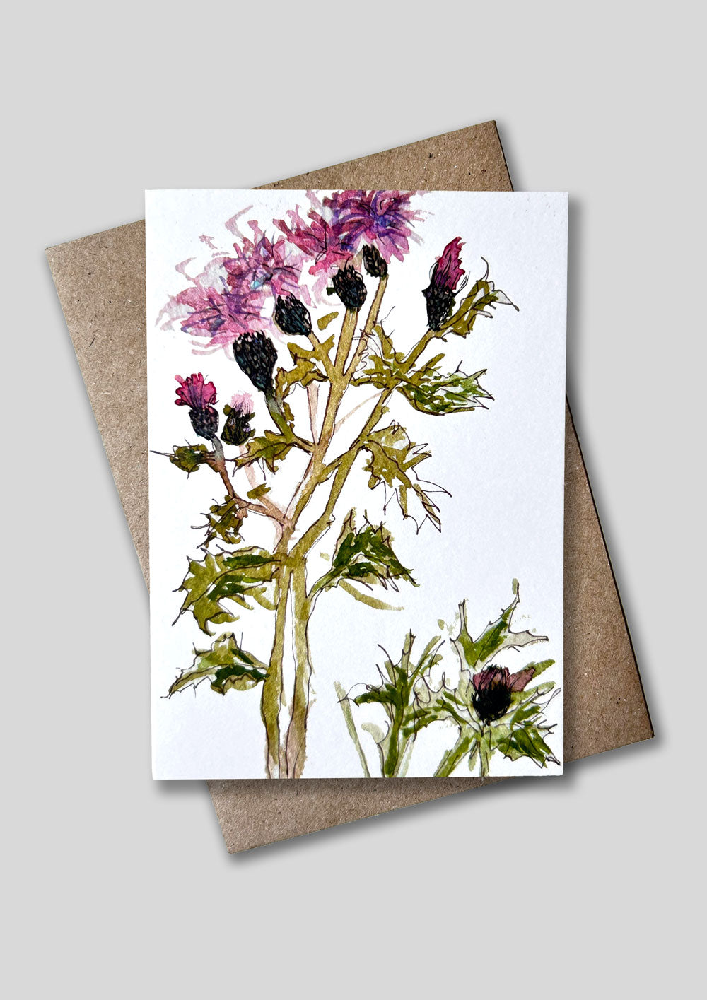 Field Thistles card
