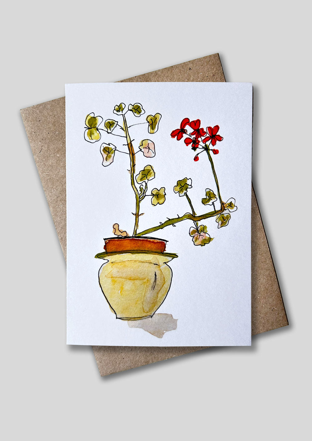 Geranium card