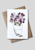 Purple Hydrangea card